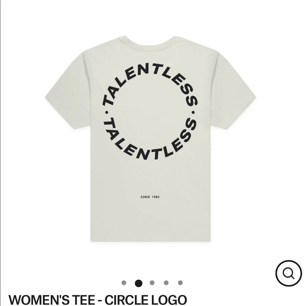 Talentless circle logo tee - small- worn once